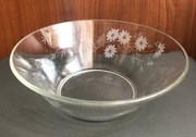 Misa szklana owocarka grawerowana średnica 24cm 