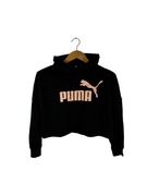 Bluza damska Puma czarna z dużym logiem S