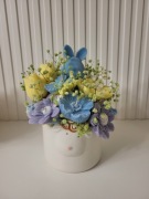 Wielkanocna kompozycja z świec sojowych