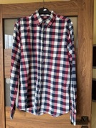 Koszula męska z długim rękawem, Dressmann L-idealny stan