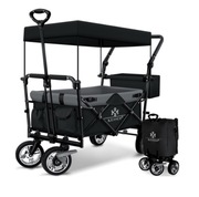 Wózek składany transportowy z dachem i pokrowcem Kesser 100 l