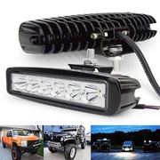 18W  12V 6 LED uniwersalny reflektor samochodowy.