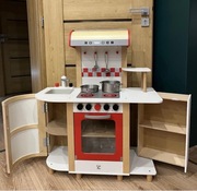 Duża drewniana Kuchnia Hape z akcesoriami (zestaw) stan dobry+ okazja!