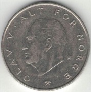 Norwegia 1 korona krone 1978 - 25 mm