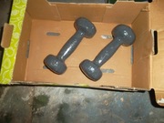 Hantle żeliwne z PRL-u,cena za 2 komplety