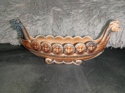 Porcelanowa figurka łódź wikingów Wade Anglia VINTAGE 