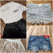 ZESTAW ubrań  dla dziewczynki 128 h&m reserved 