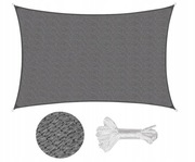 Sekey Żagiel przeciwsłoneczny 2x3m antracyt HDPE
