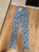 Cool club spodnie elastyczne w gwiazdki 170cm 14l nowe