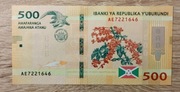 Burundi 500 Francs 2018 P-50b UNC 