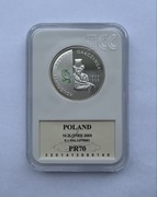 Moneta kolekcjonerska 10 zł Konstanty Ildefons Gałczyński 2005 PR70 srebro