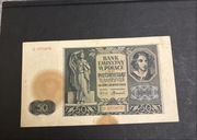 Pięćdziesiąt Złotych Kraków 1 sierpnia 1941r.