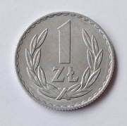 Moneta 1 zł 1972 r mennicza.