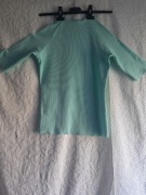 Bawełniana bluzka/top morska/turkusowa Cropp r.S/M