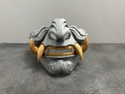 Maska Samuraj Demon Oni Szara
