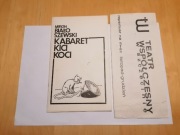 Kabaret Kici Koci program Teatralny /Henryk Sawka Szczecin 1988r.