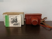 Aparat fotograficzny FED 5 ZSRR z futerałem, pudełkiem i instrukcją