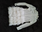 cudna sukienka z piórami efekt wow 40/42