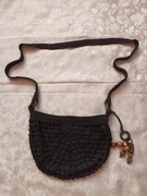 (UNIKAT)Torebka damska czarna firmy 1990.Kobieta.Dziewczyna.Hit.Moda 2025