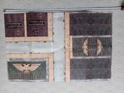 Mata do gry, dwustronna papierowa plansza do gry science fiction (4)