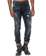 90/111cm DIESEL TEPPHAR W33 L34 slim rurki skinny w32 33/34 32/34 31/34 l32