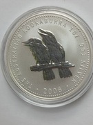 Kookaburra 2006 uncja 1 oz srebra 