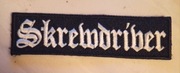 Skrewdriver, naszywka 