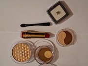 Zestaw 6szt cienie + szminka + rozświetlacz + szpatułka Mix