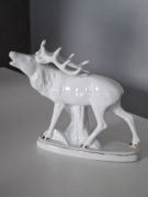 Porcelanowa figurka _ Jeleń _ PRL