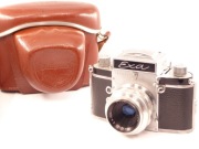 Lustrzanka analogowa EXA z Meritar 2,9/50mm ( jak Trioplan)