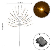 DRZEWKO LED 110cm OŚWIETLENIE ŚWIĄTECZNE BOŻE NARODZENIE LAMPKI Wew/Zew