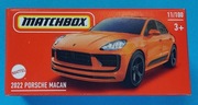 MATCHBOX 2022 PORSCHE MACAN BOX jak Hot Wheels