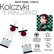 Kolczyki Tanjiro Demon Slayer Idealny na prezent