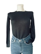 #3 Cienka bluzka sweterek czarny marki hallhuber rozmiar XS