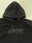 Czarna bluza z kapturem Admor