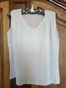 Bluzka damska Massimo Dutti luźna  jedwab, bawełna roz.M 
