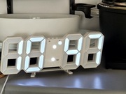 Cyfrowy budzik led 3D nowy nie otwierane pudełko  setty zegarek zegar  