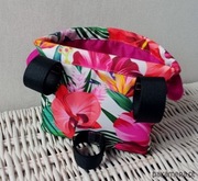 KOSZYK, TOREBKA Z FALBANKĄ NA ROWER, HULAJNOGĘ, DLA DZIEWCZYNKI