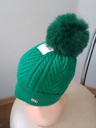 Czapka damska z pomponem 