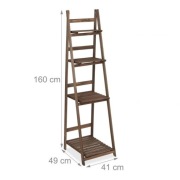 CIEMNOBRĄZOWY KWIETNIK W STYLU RUSTYKALNYM Relaxdays