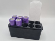 Pojemnik na ogniwa baterie 18650 10szt z pokrywką druk 3D