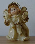 Świąteczny aniołek - zawieszka