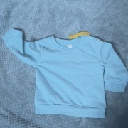 Nowa błękitna bluza dresowa SHEIN  Basic  r. 86 (18-24M)