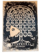 Ręcznie robiona tablica Ouija z drewna - Tree of Divination do wróżb