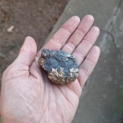 Piryt konkrecja pirytowa z Gór Kaczawskich