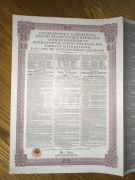 27#Bardzo duża obligacja  z Niemiec na 1000 franków szwajcarskich