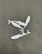 Jaskółka 7cm Biała perła