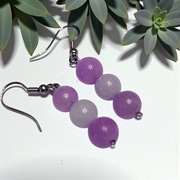 Kolczyki z kamienia morganitu