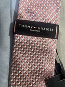 Jedwabny elegancki krawat Tommy Hilfiger NOWY