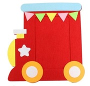 Ramka na zdjęcia do samodzielnego montażu dla dzieci z filcu